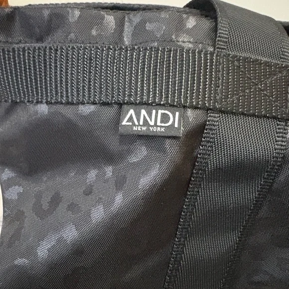 Andi Black Leopard Woman’s Tote Bag - Picture 2 of 10